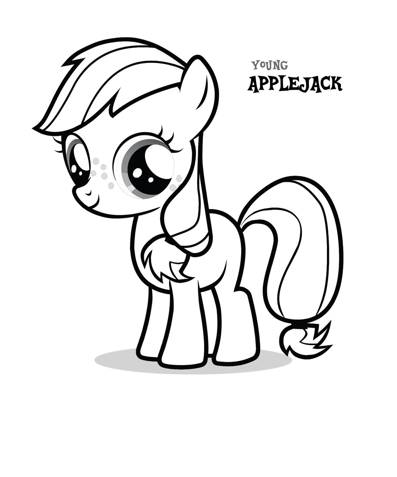 Applejack coloring pages