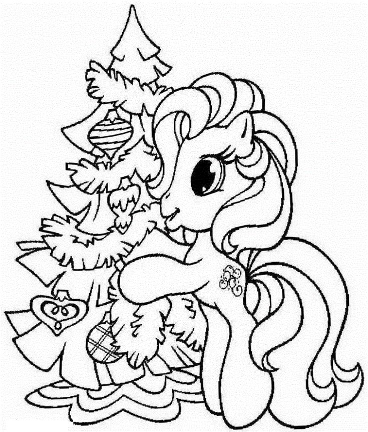 Bright christmas coloring pages free my little pony coloring christmas tree coloring page tree coloring page