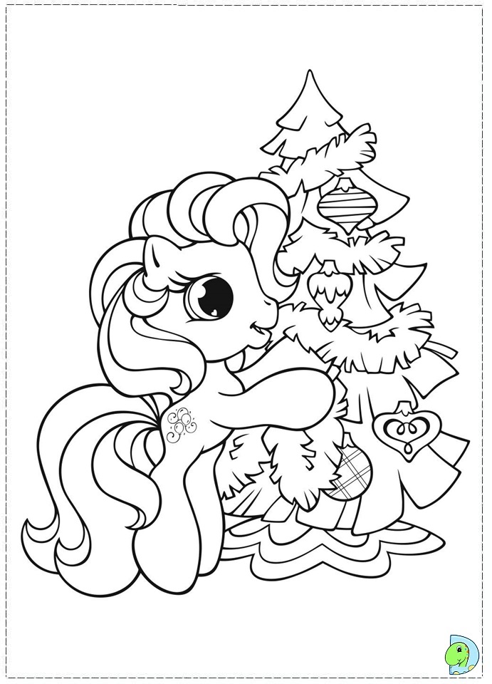 My little pony coloring page