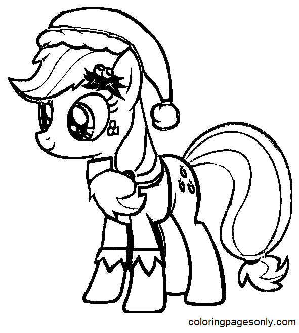 Applejack coloring pages printable for free download