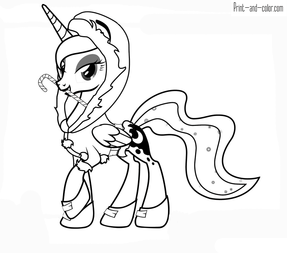 My little pony coloring pages print and color