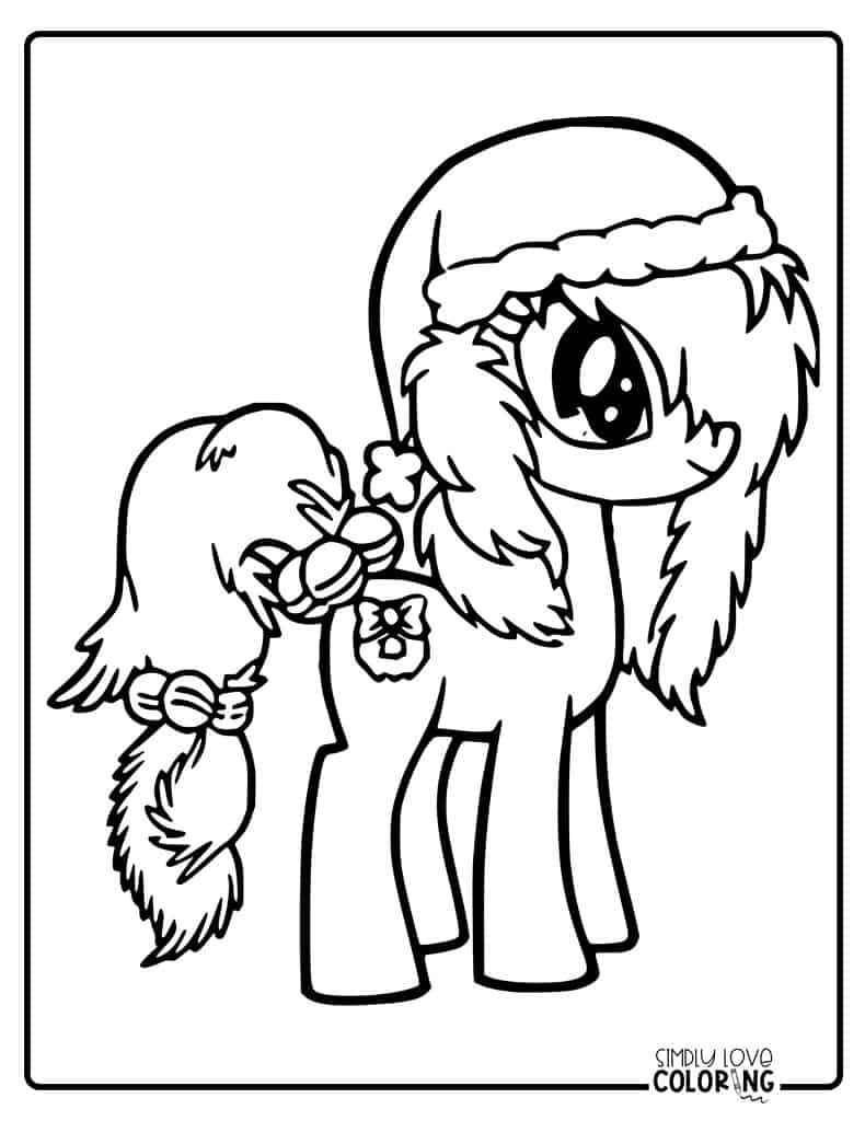 My little pony coloring pages free pdf printables