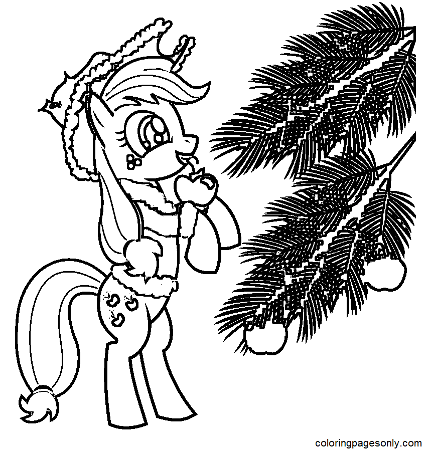 Applejack coloring pages printable for free download
