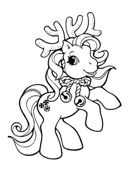 My little pony christmas coloring pages page by pagequest tpt