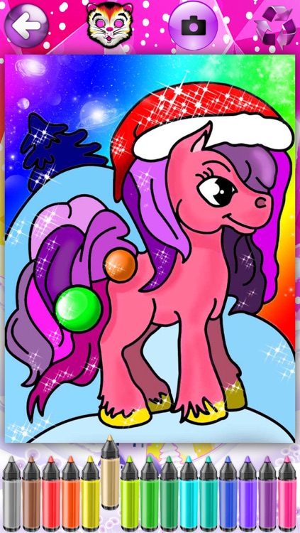 Christmas coloring pages for girls boys with santa new year nick