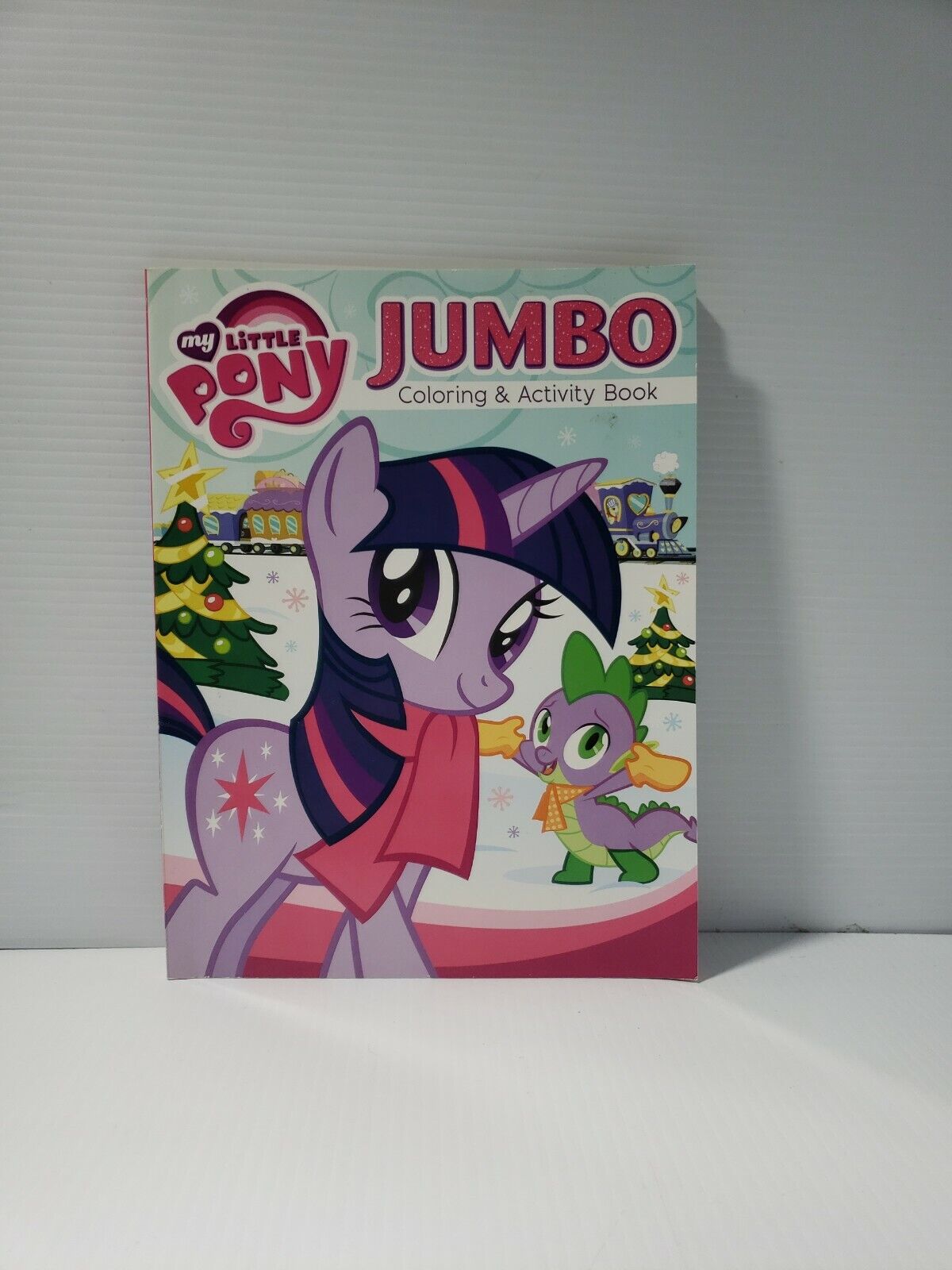 New my little pony christmas jumbo coloring activity book holiday winter mlp