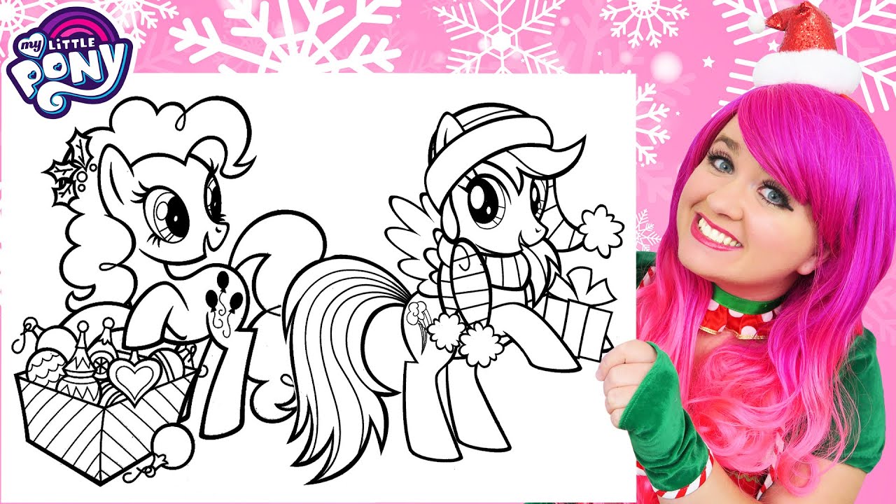 How to color y little pony christas pencils