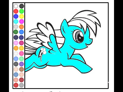 My little pony coloring pages games