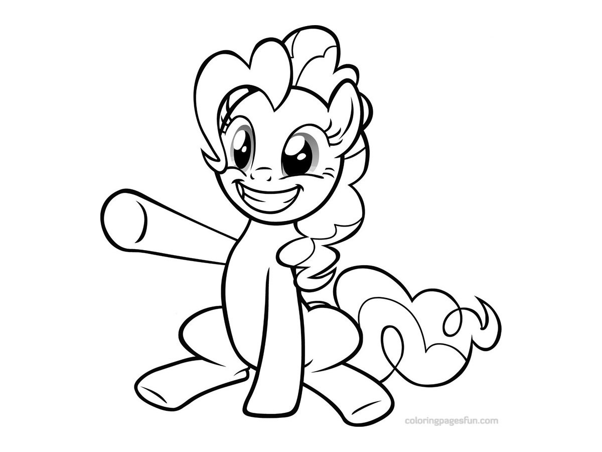 Free little pony drawing to download and color