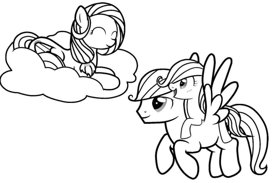 Free printable my little pony coloring pages for kids