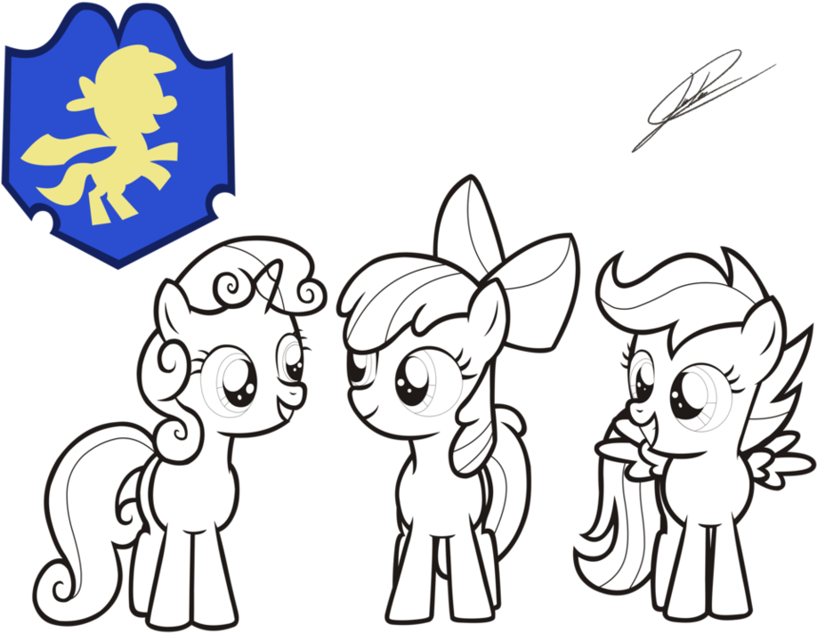 Mlp coloring pages cutie mark crusaders hd download free download