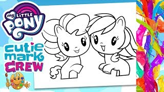 Coloring my little pony cutie mark crew
