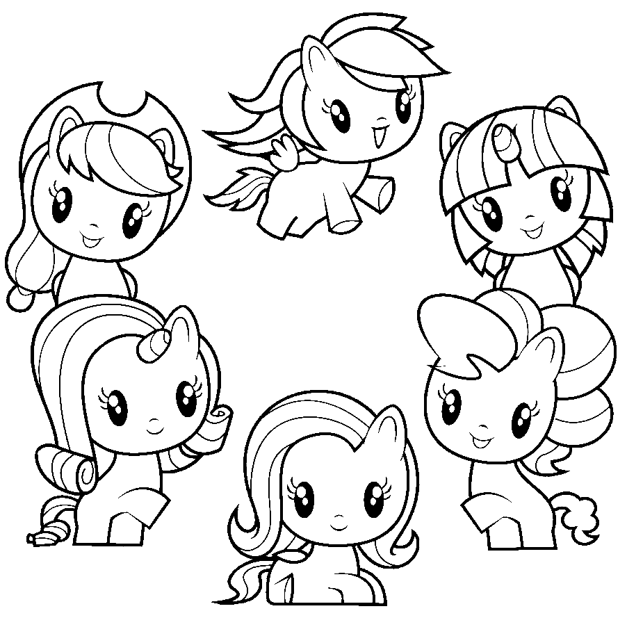 Cutie mark crew coloring pages printable for free download