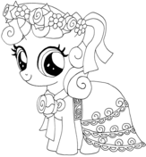 My little pony coloring pages free coloring pages