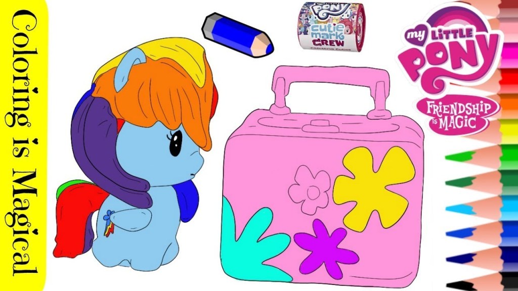 My little pony mlp blind bags cafeteria cuties rainbow dash rarity pony cutie mark crew