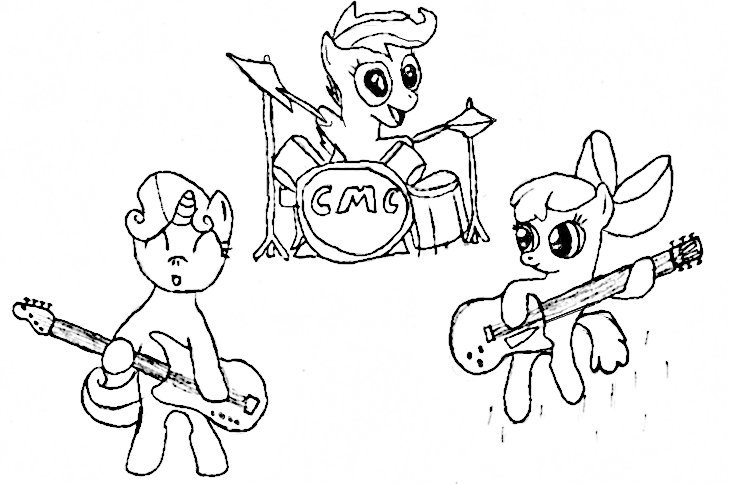 Cutie mark crusaders the band by closer