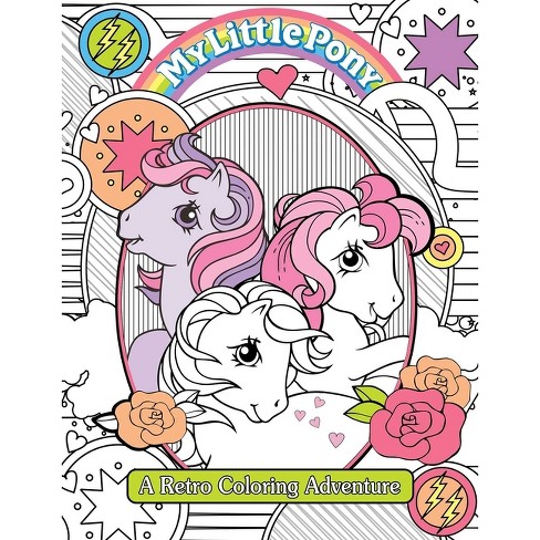 My little pony retro coloring book