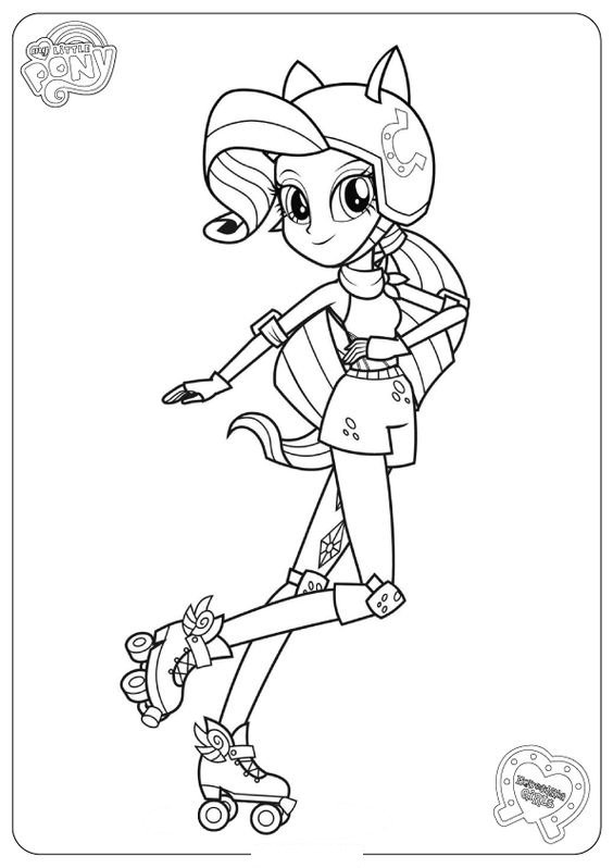 Equestria girls coloring pages printable for free download
