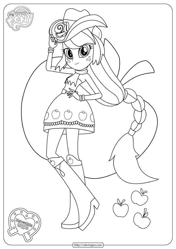 My little pony equestria girls applejack coloring page my little pony twilight coloring pages for girls my little pony