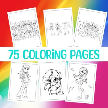 Printable coloring pages equestria girls collection my little pony adventure