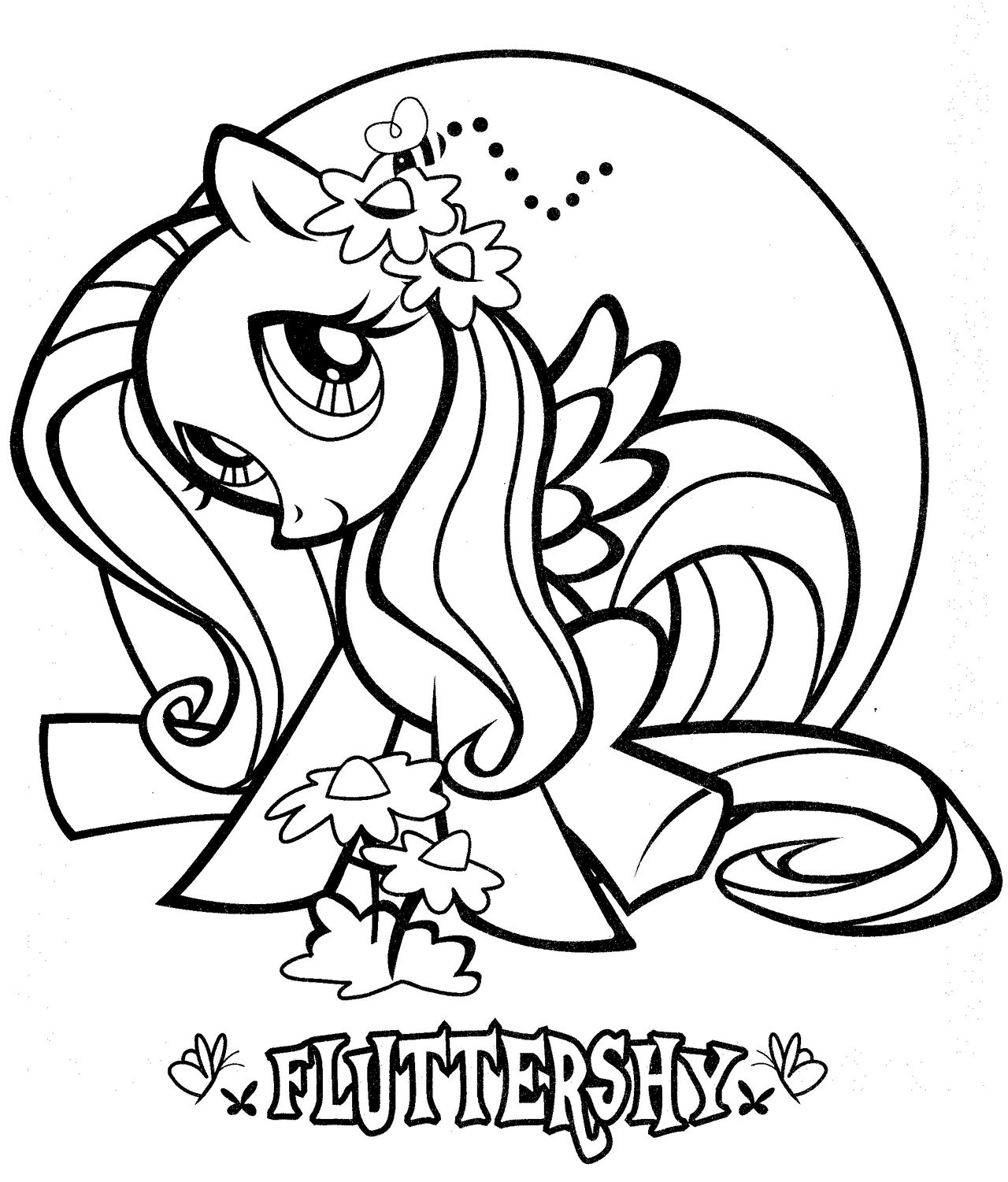Mlp my little pony coloring page by magnificent