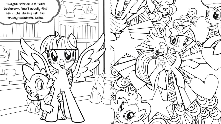 My little pony louring with friends an official louring book for pony and unirn fans farshore books