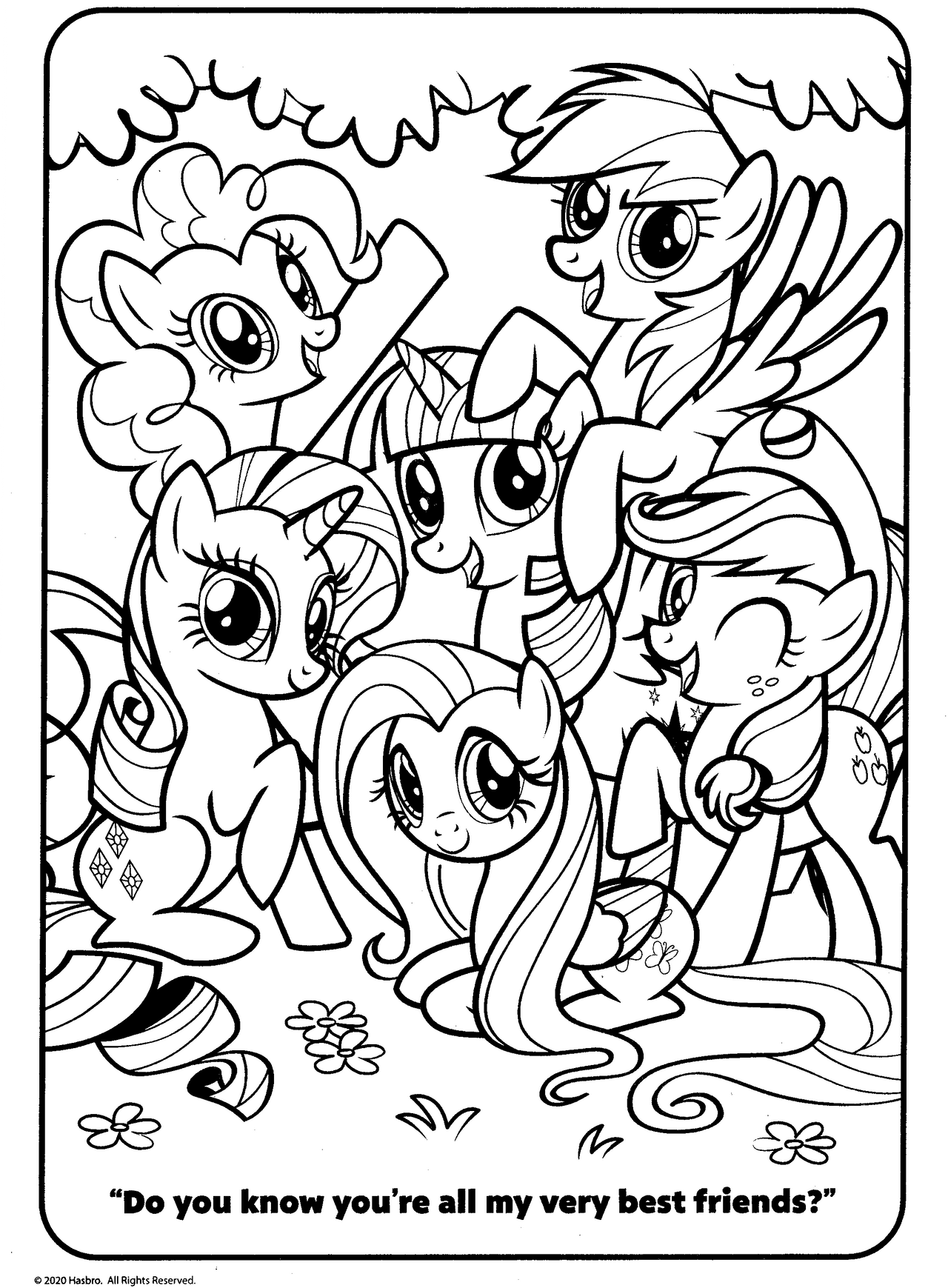 Mlp my little pony coloring page by magnificent