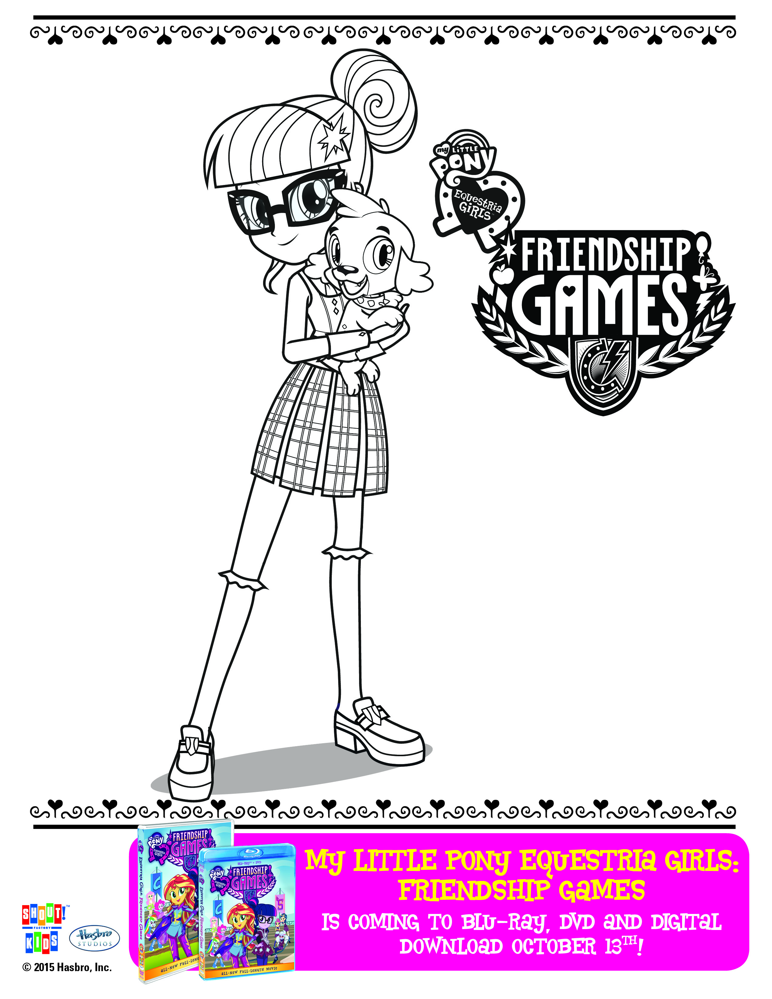My little pony equestria girls friendship games coloring sheets shout blog