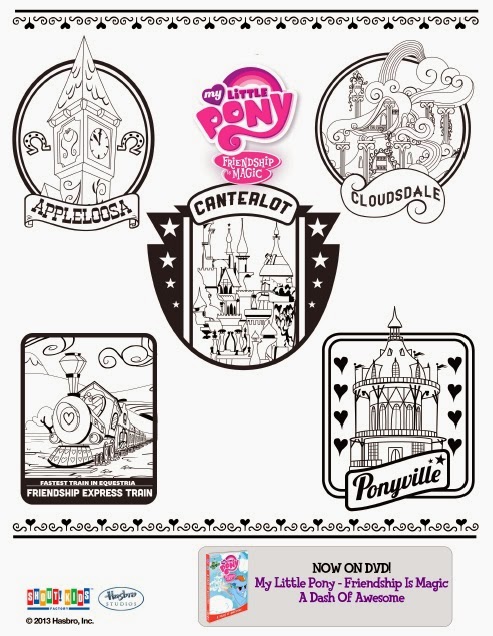 One savvy mom â nyc area mom blog my little pony free printable coloring pages activity sheets