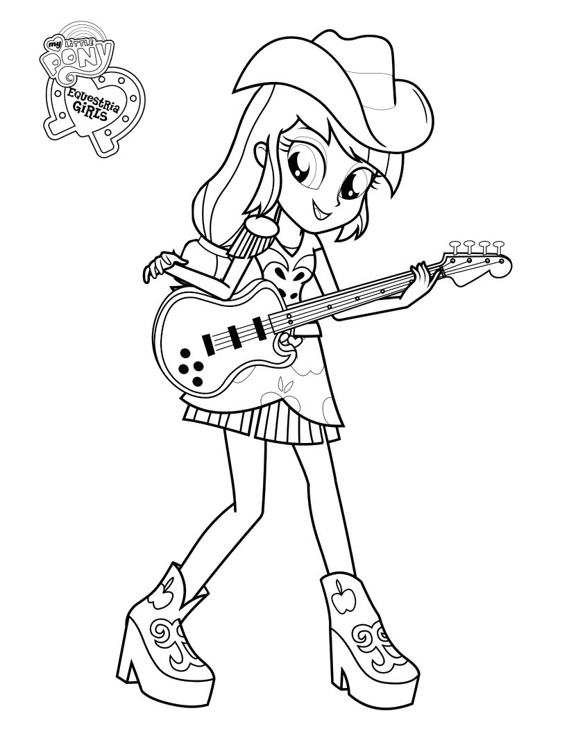 Applejack coloring pages