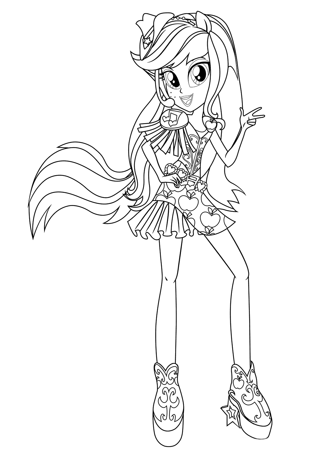 Applejack coloring pages