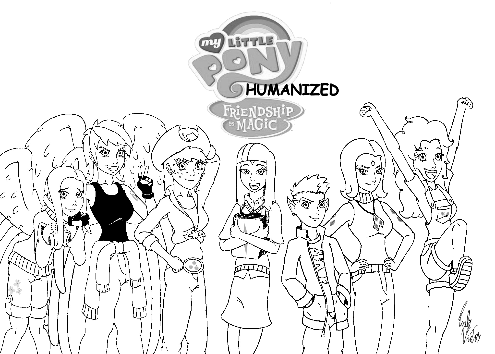 My little pony humanized