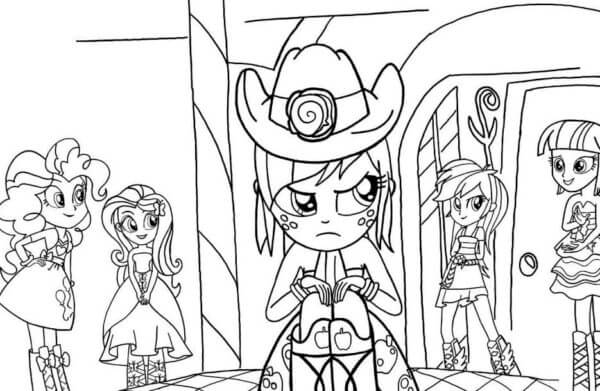 Equestria girls coloring pages