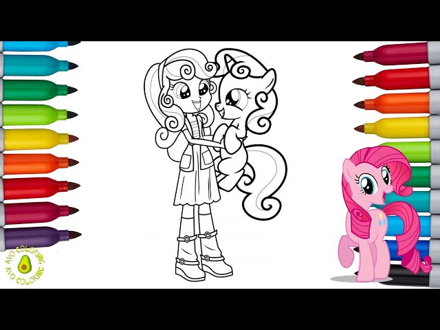 My little pony pinkie pie coloring pages my little pony coloring pages