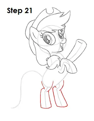 How to draw applejack