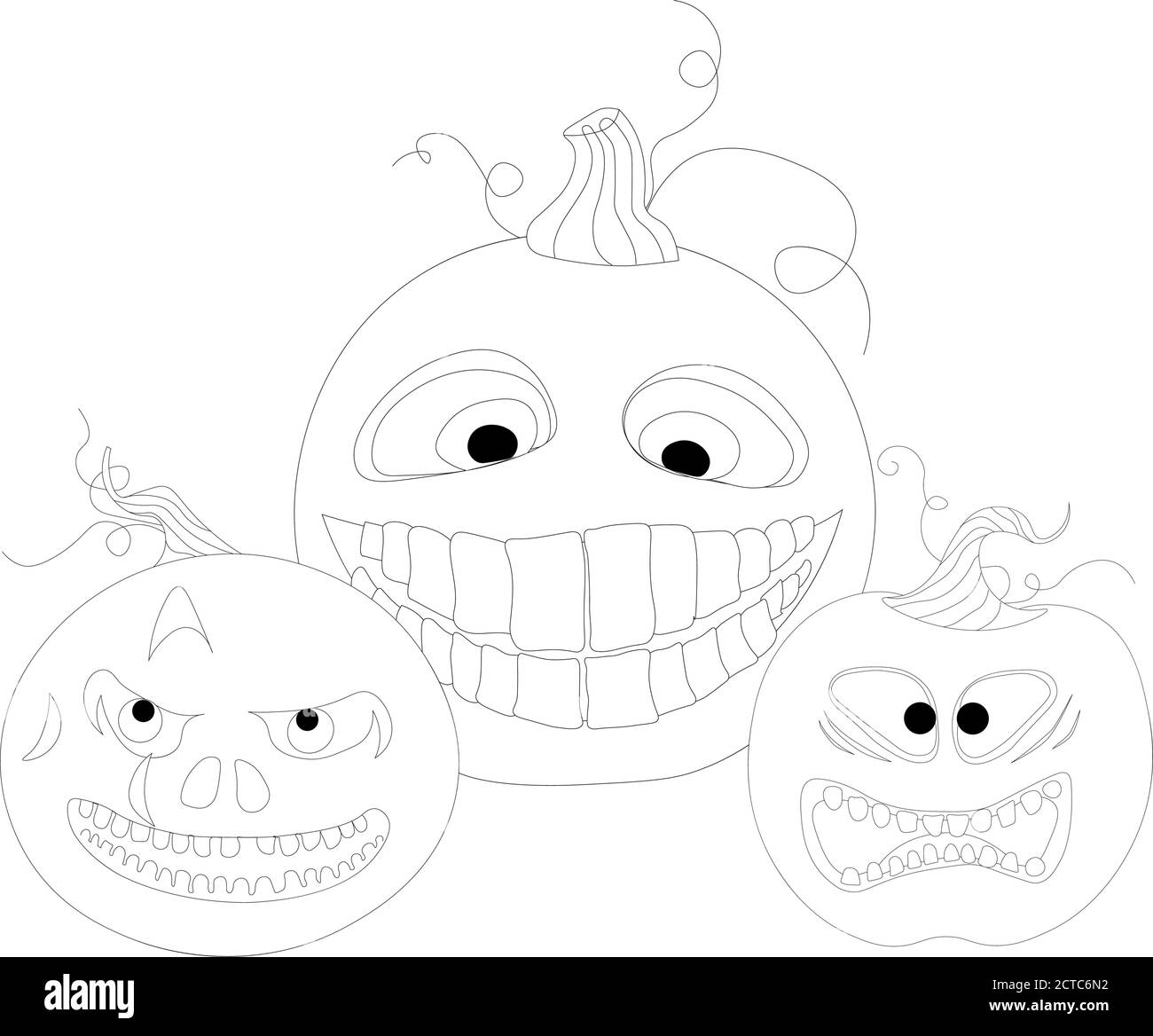 Halloween pumpkin clipart black and white stock photos images