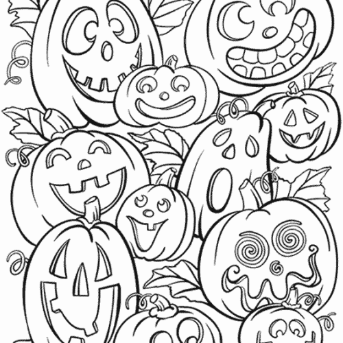 Free printable halloween coloring pages for all ages
