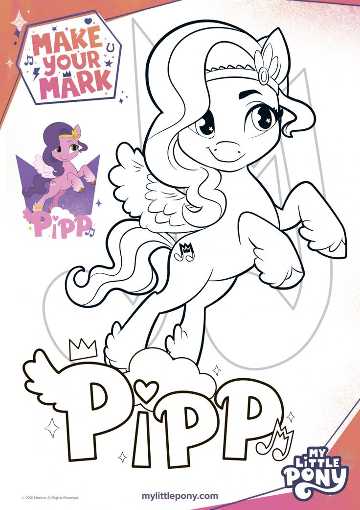My little pony a new generation movie coloring pages