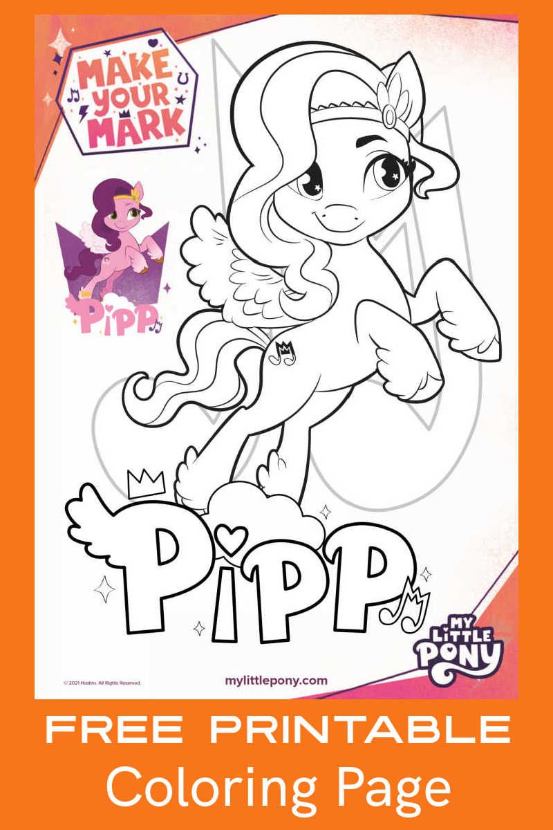 Free printable my little pony pipp coloring page my little pony coloring cute coloring pages coloring pages