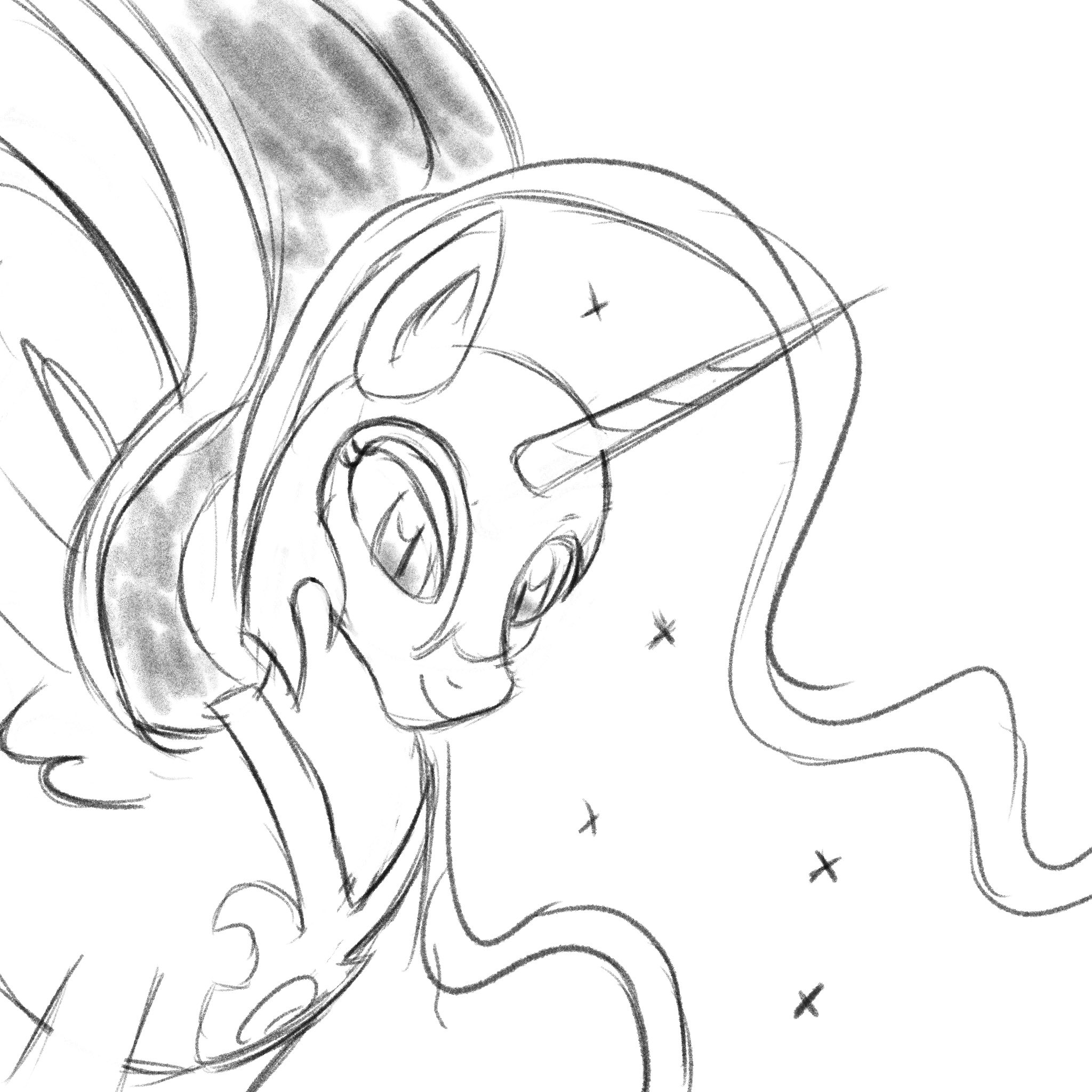 Iron curtains artdump on x ponyotber day alicorn mlp brony nightmaremoon on