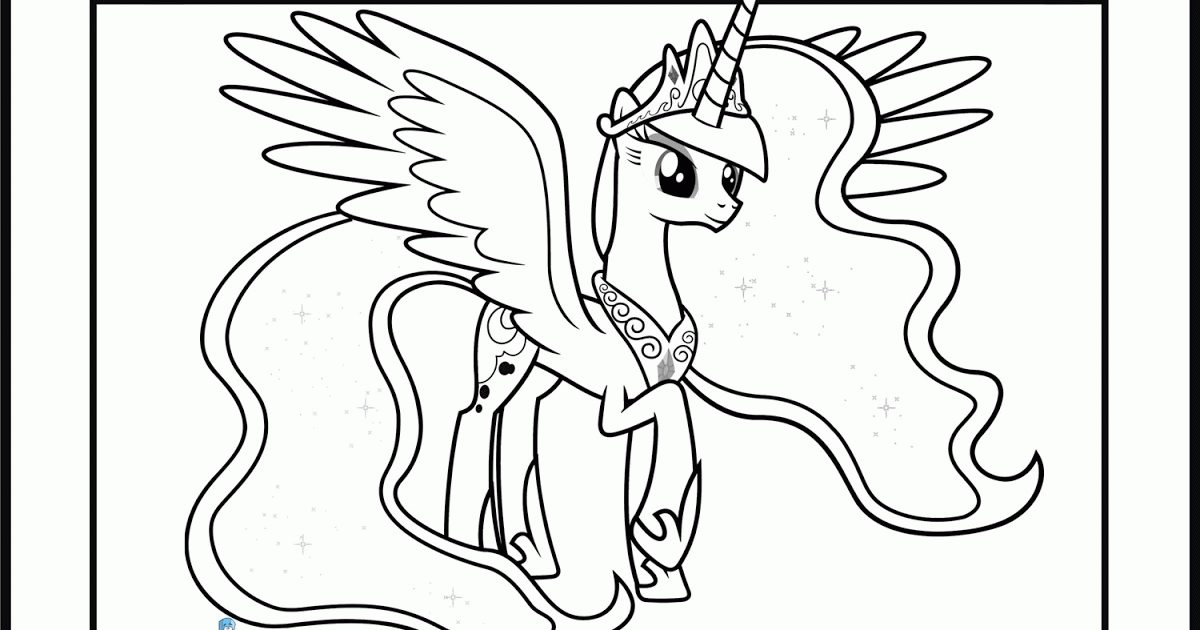 Princess luna coloring page