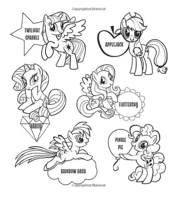 My little pony coloring pages