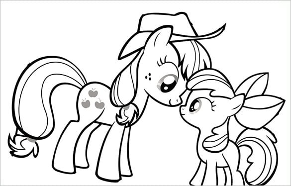 My little pony coloring pages