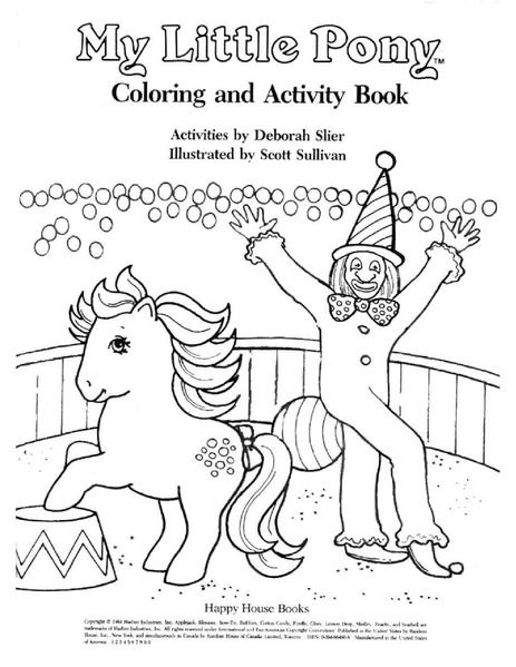 Filemy little pony coloring and activitypdf