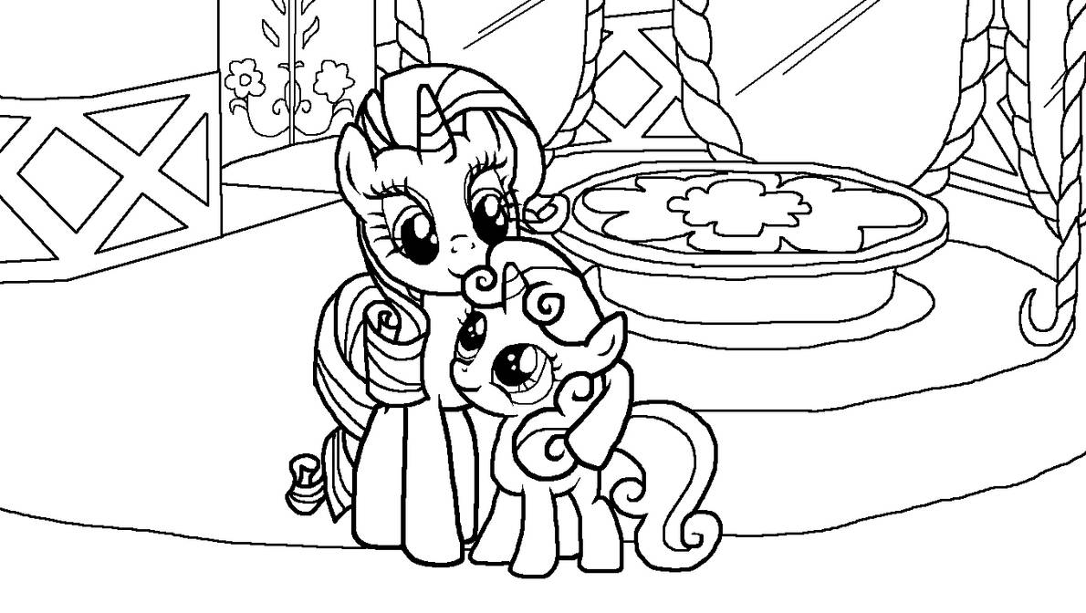A sweetie sister hug pdf coloring page by sonic