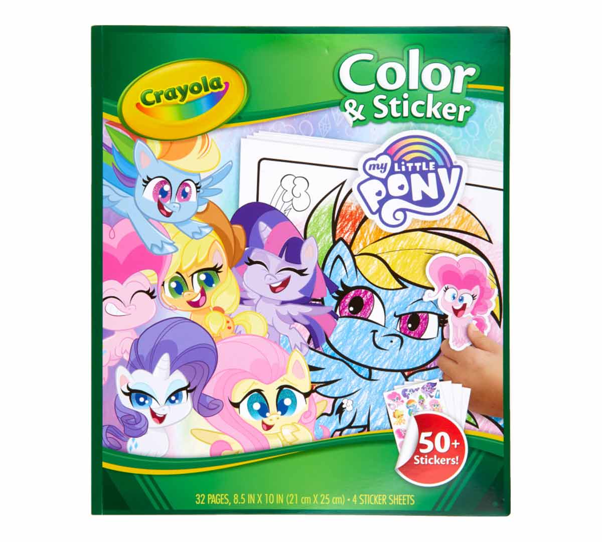 My little pony color and sticker book