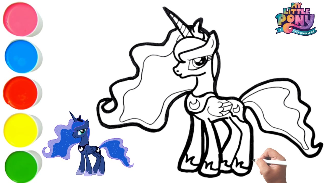 How to draw princess luna fro y little pony