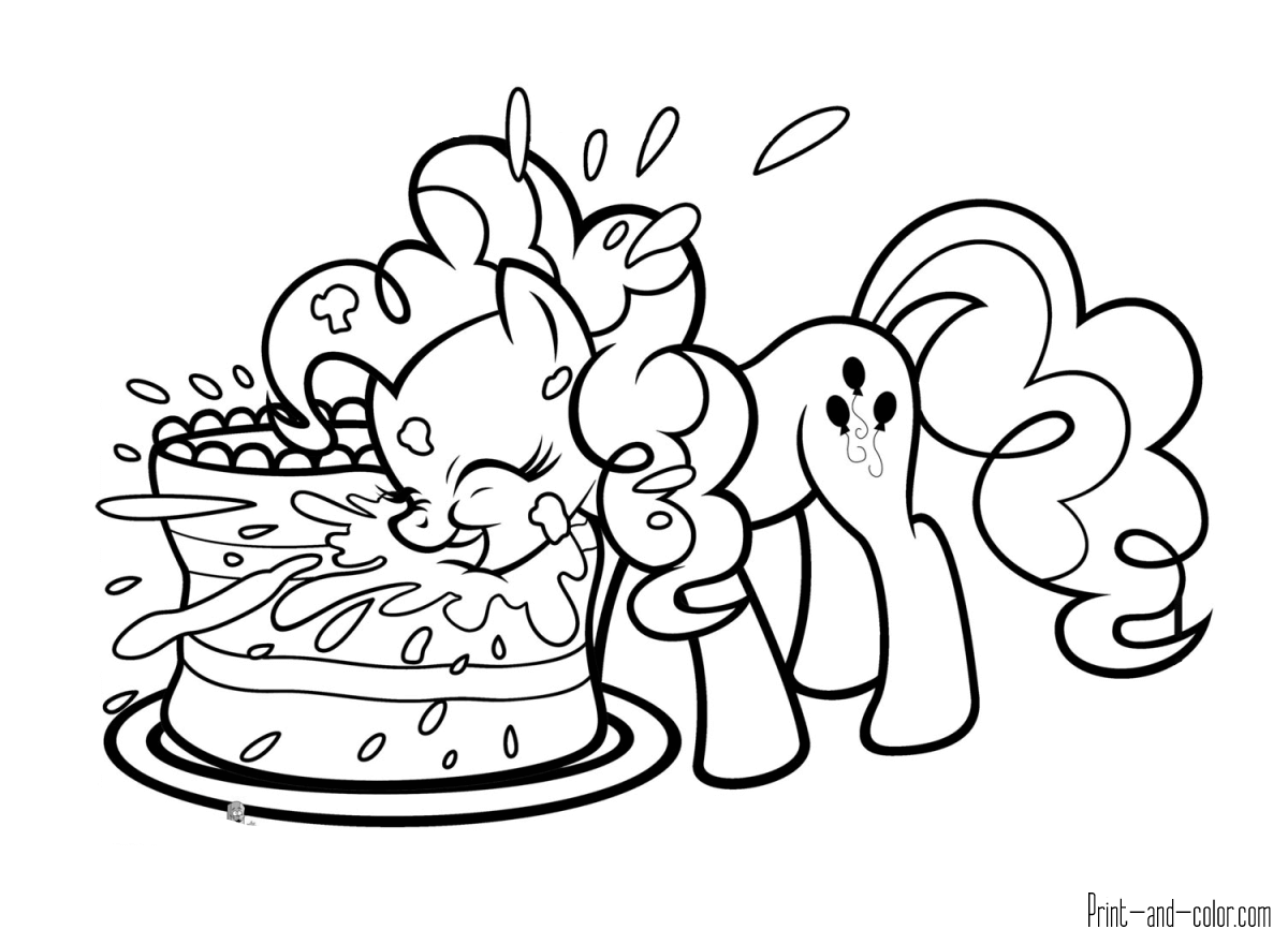 My little pony coloring pages print and color