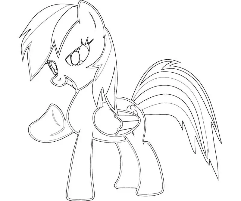 Rainbow dash malvorlagen