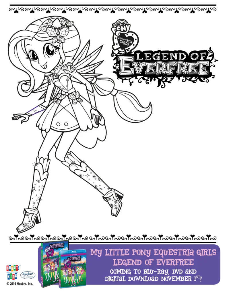 My little pony equestria girls legend of everfree free coloring pages